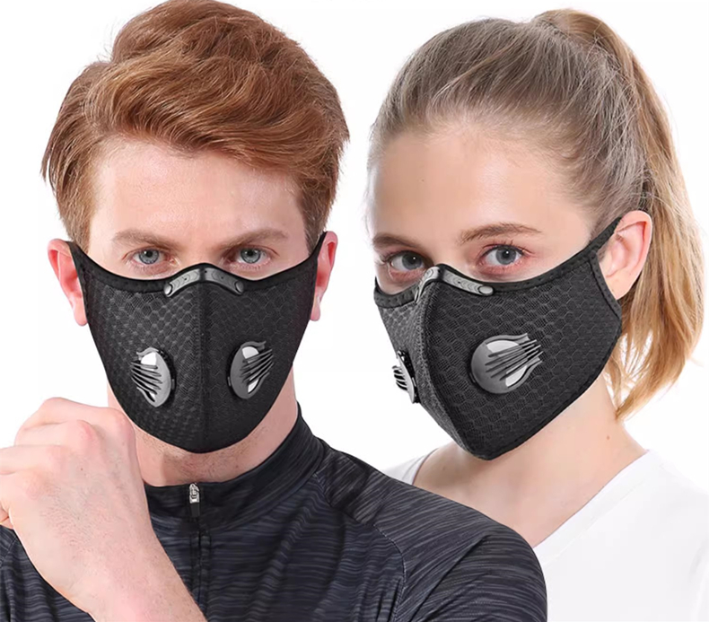 Teeth Whitening Mask - หน้ากากขี่จักรยานกีฬาล้างทําความสะอาดได้พร้อมตัวกรองหน้ากากกันฝุ่นหน้ากากขี่จักรยานสําหรับผู้ชายหน้ากากขี่ผ้าพันคอตัวกรองคาร์บอนที่เปิดใช้งาน
