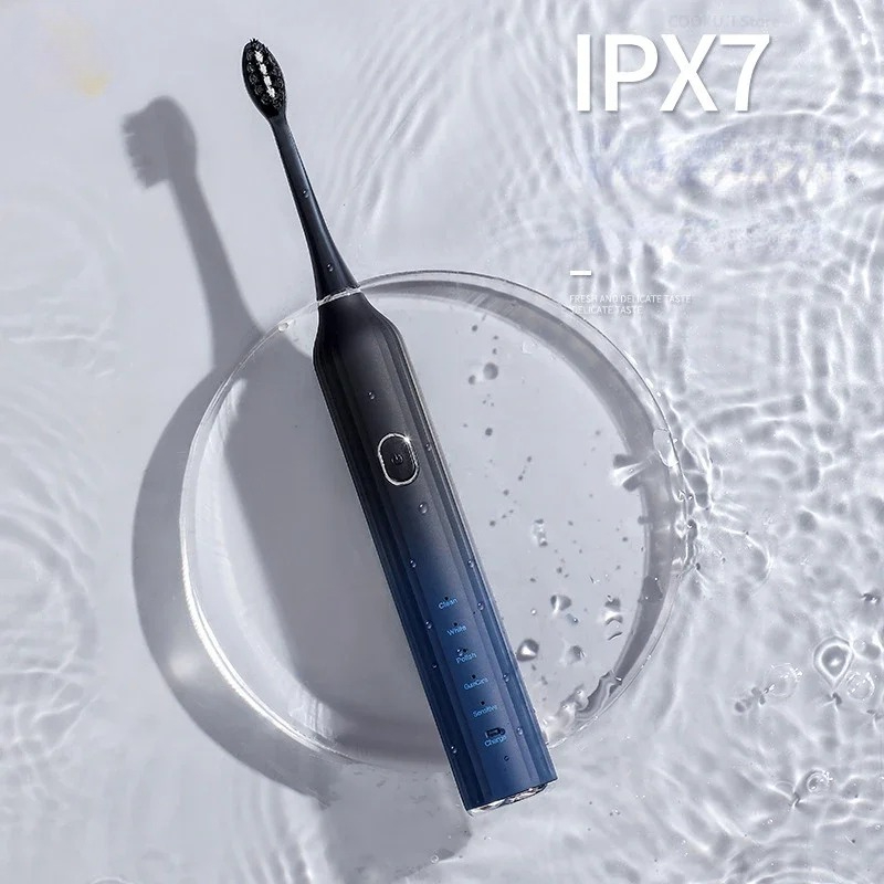 Teeth Whitening Diy - แปรงสีฟันไฟฟ้าโซนิค 5 โหมด ชาร์จ USB ได้