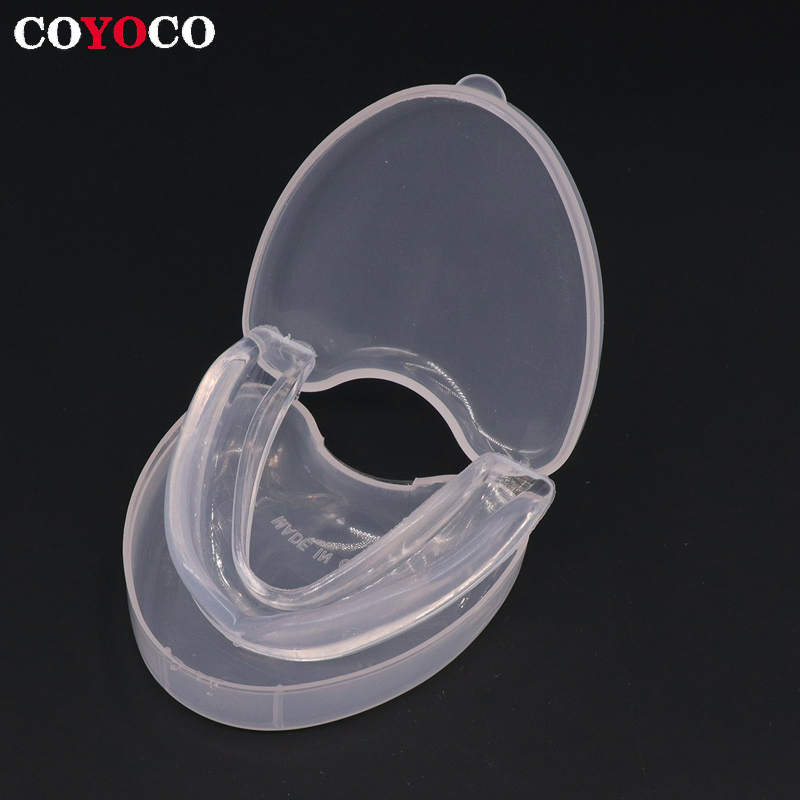 Teeth Whitening Mask - COYOCO กีฬาฟันซิลิโคน Mouth Guard Boxing Protector