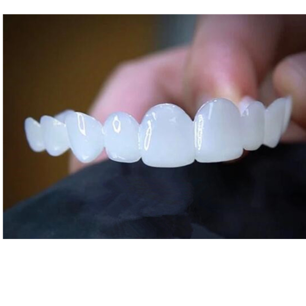 Teeth Whitening Mask - วีเนียร์ฟอกสีฟัน ฟันปลอมชั่วคราว ฟันปลอมแบบสวมใส่สบาย สำหรับรอยยิ้มที่สมบูรณ์แบบ CK848-fro
