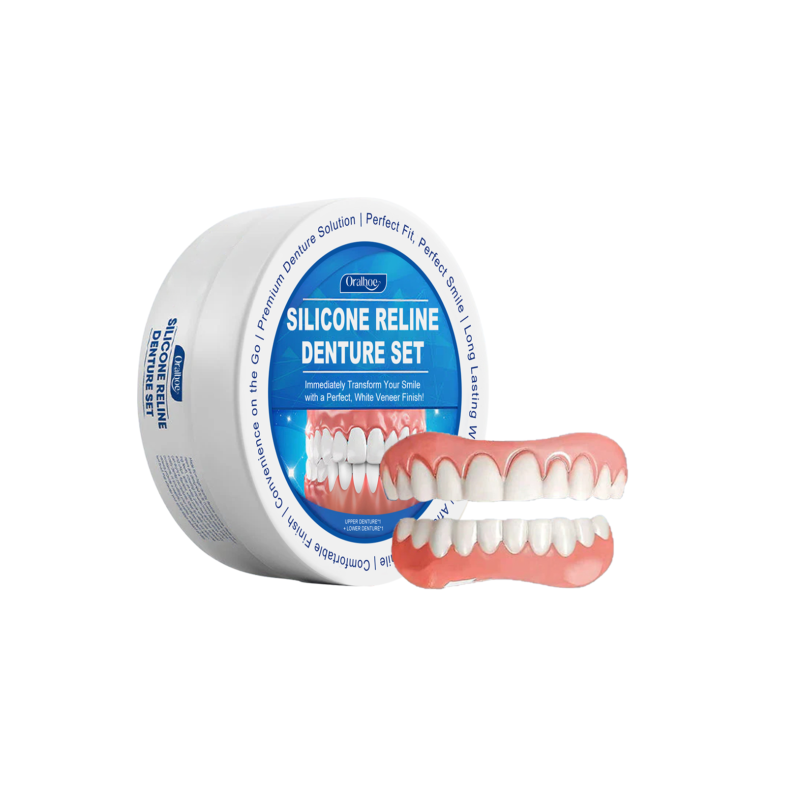 ฟันปลอมซิลิโคนนุ่ม  วีเนียร์ฟั - Teeth Whitening Mask บทวิจารณ์และราคา