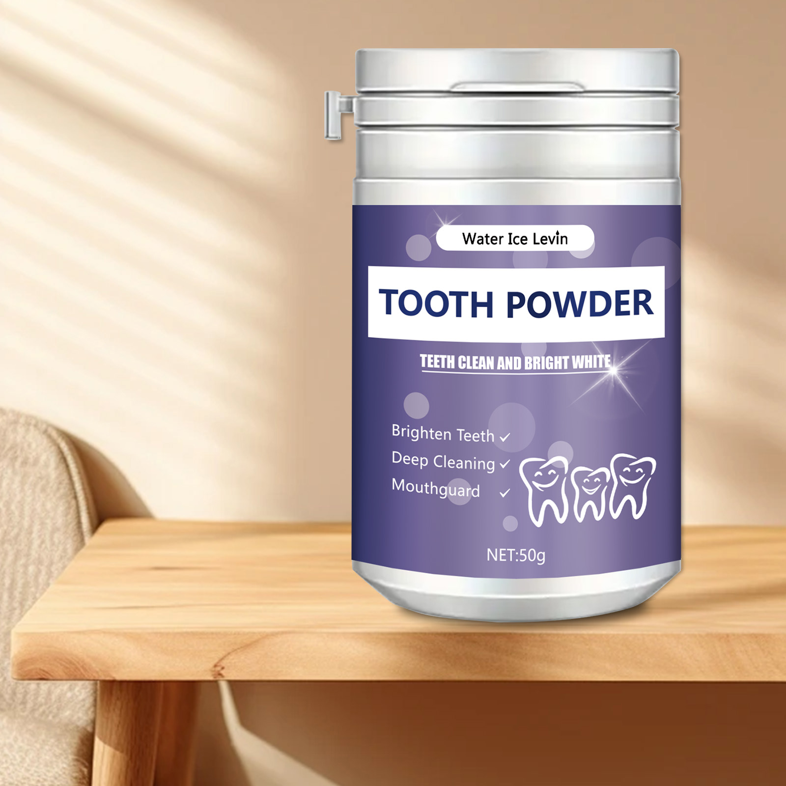 ผงฟันมุก ลมหายใจสดชื่น ฟัน ผงท - Teeth Whitening Powder บทวิจารณ์และราคา