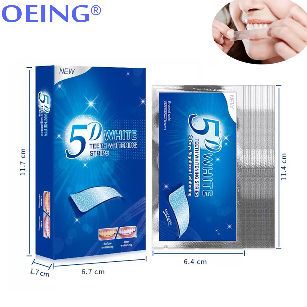แผ่นฟอกสีฟัน 9D 5D 14/28 คู่ ช - Teeth Whitening Home Kit บทวิจารณ์และราคา