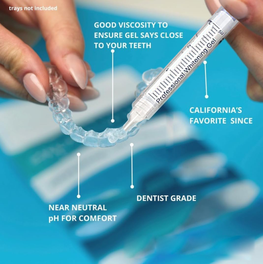 เจลฟอกสีฟันแบบเติม หลอดฉีดยาเจ - Teeth Whitening Mask บทวิจารณ์และราคา