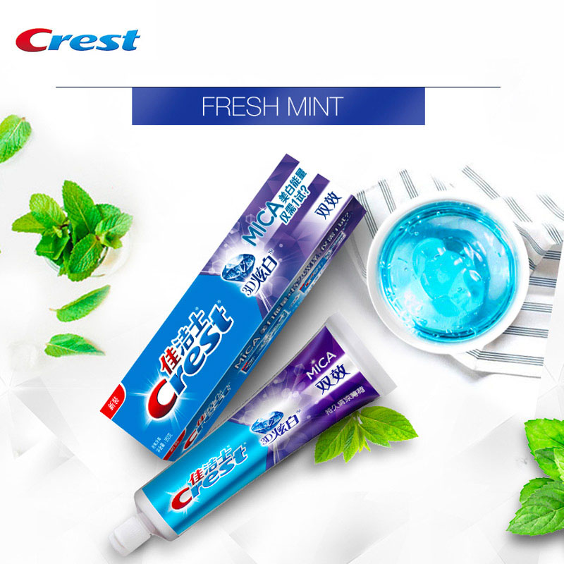 Crest 3D MICA ยาสีฟันฟลูออไรด์ - Teeth Whitening Natural บทวิจารณ์และราคา
