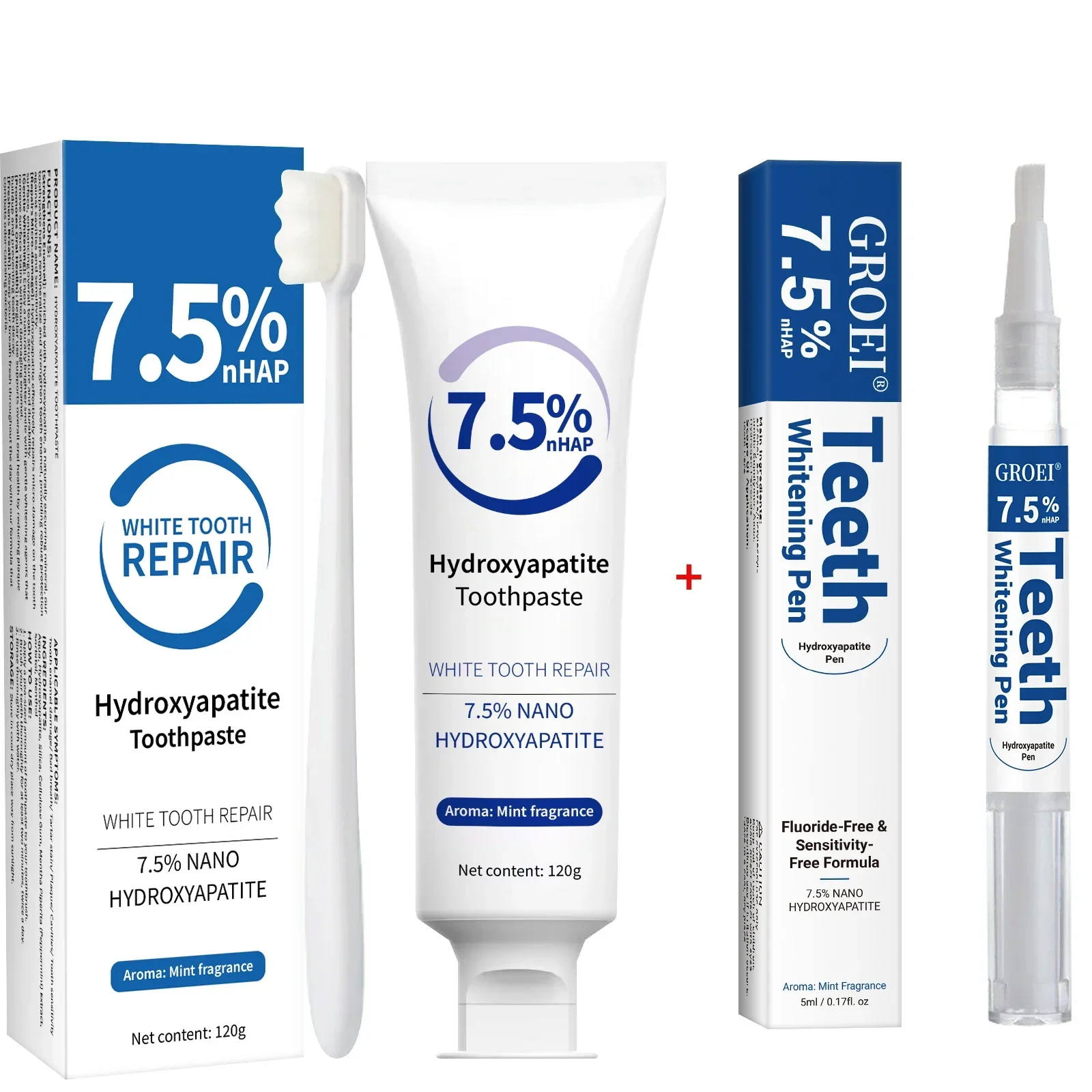 ชุดยาสีฟันและปากกาฟอกสีฟัน - ส - Teeth Whitening Natural บทวิจารณ์และราคา
