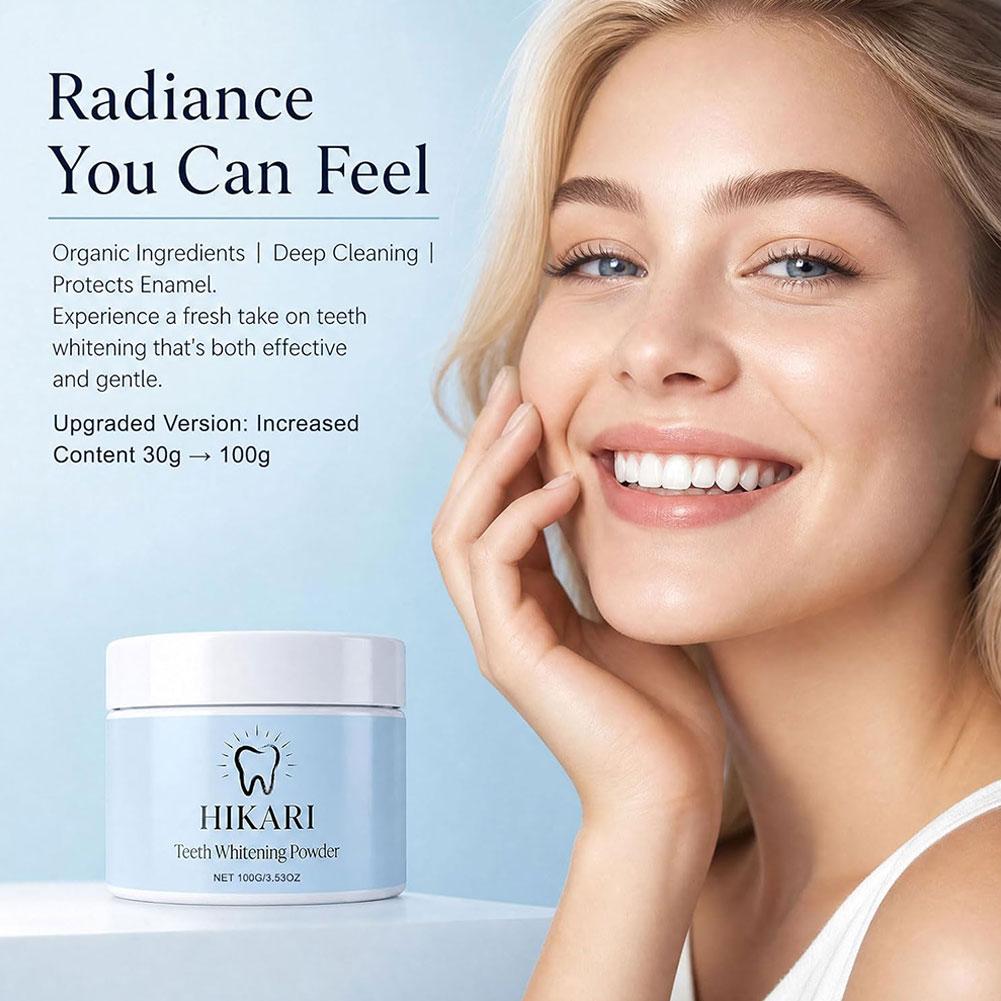HIKARI ผงทำความสะอาดฟัน 100 กร - Teeth Whitening Powder บทวิจารณ์และราคา
