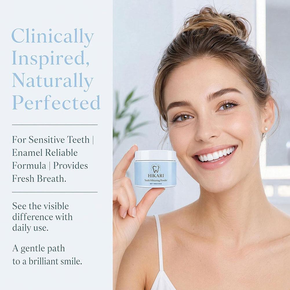 HIKARI ผงทำความสะอาดฟัน 100 กร - Teeth Whitening Powder บทวิจารณ์และราคา