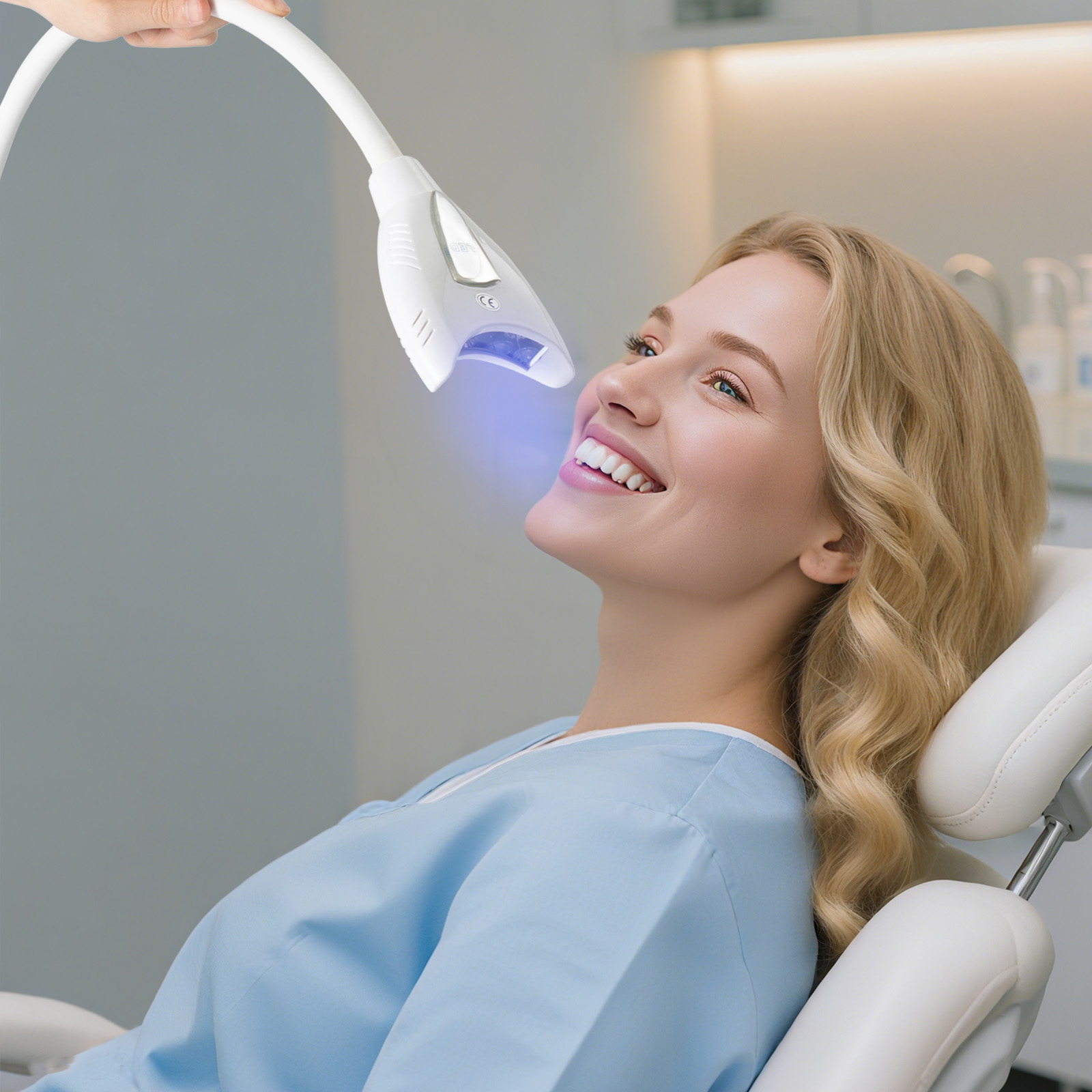 เครื่องฟอกสีฟันแบบปรับความสูงไ - Teeth Whitening Clinic บทวิจารณ์และราคา