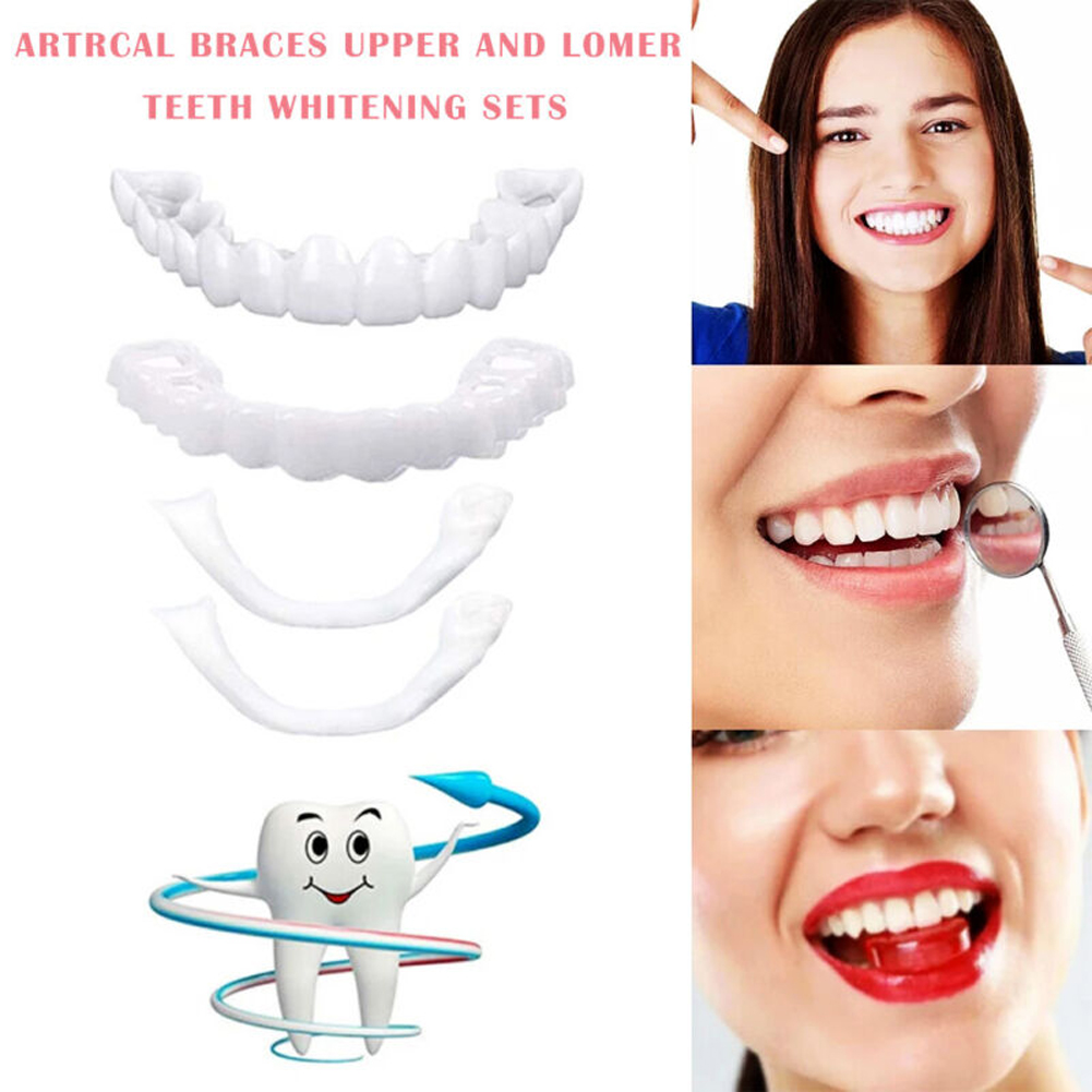 4-6 คู่ Upper & Lower Jaw ฟันป - Teeth Whitening Mask บทวิจารณ์และราคา