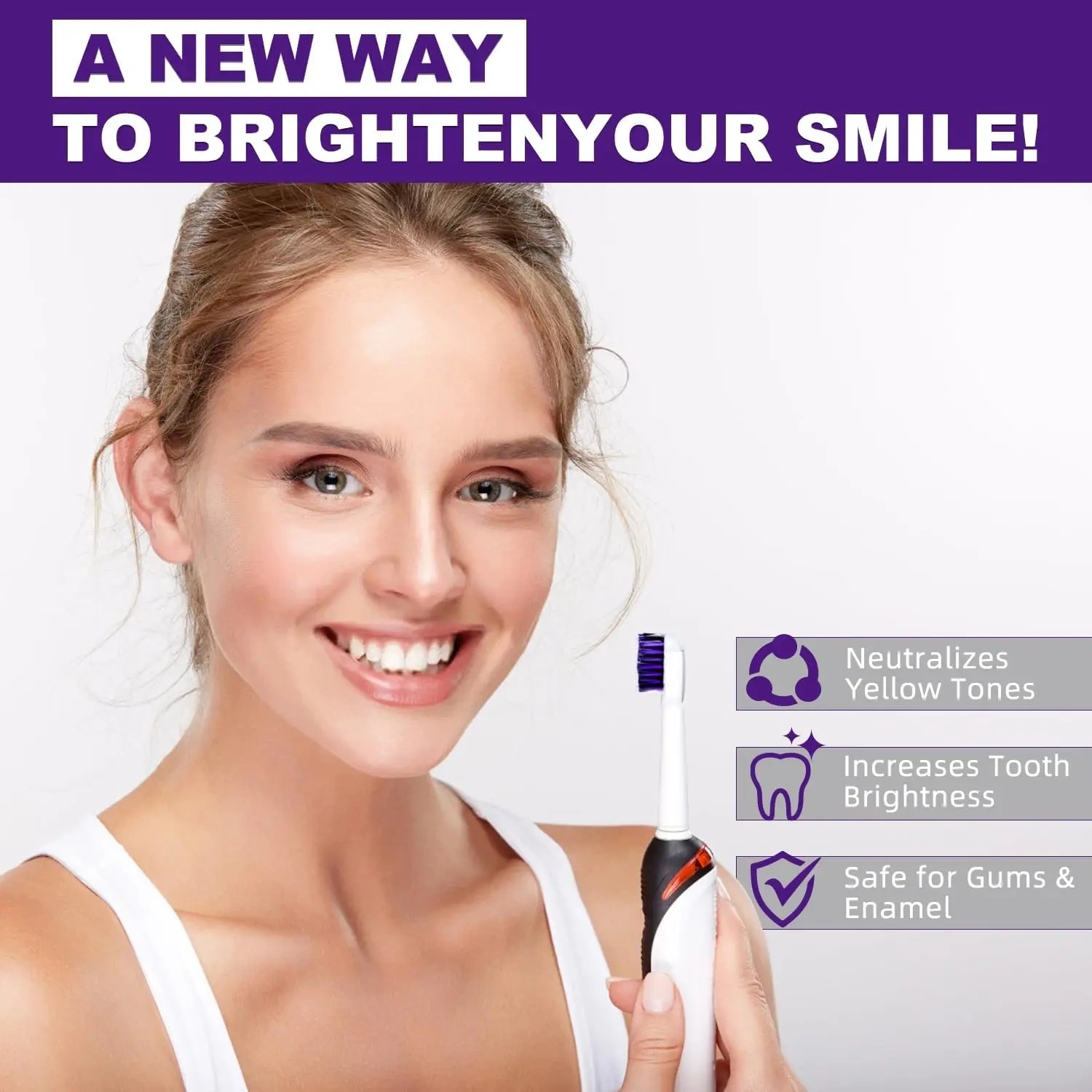 ที่มีประสิทธิภาพสีม่วง Correct - Teeth Whitening Xylitol บทวิจารณ์และราคา